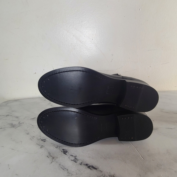 Frye Carly Double Zip Black Bootie 6.5 New With Box - Picture 6 of 7